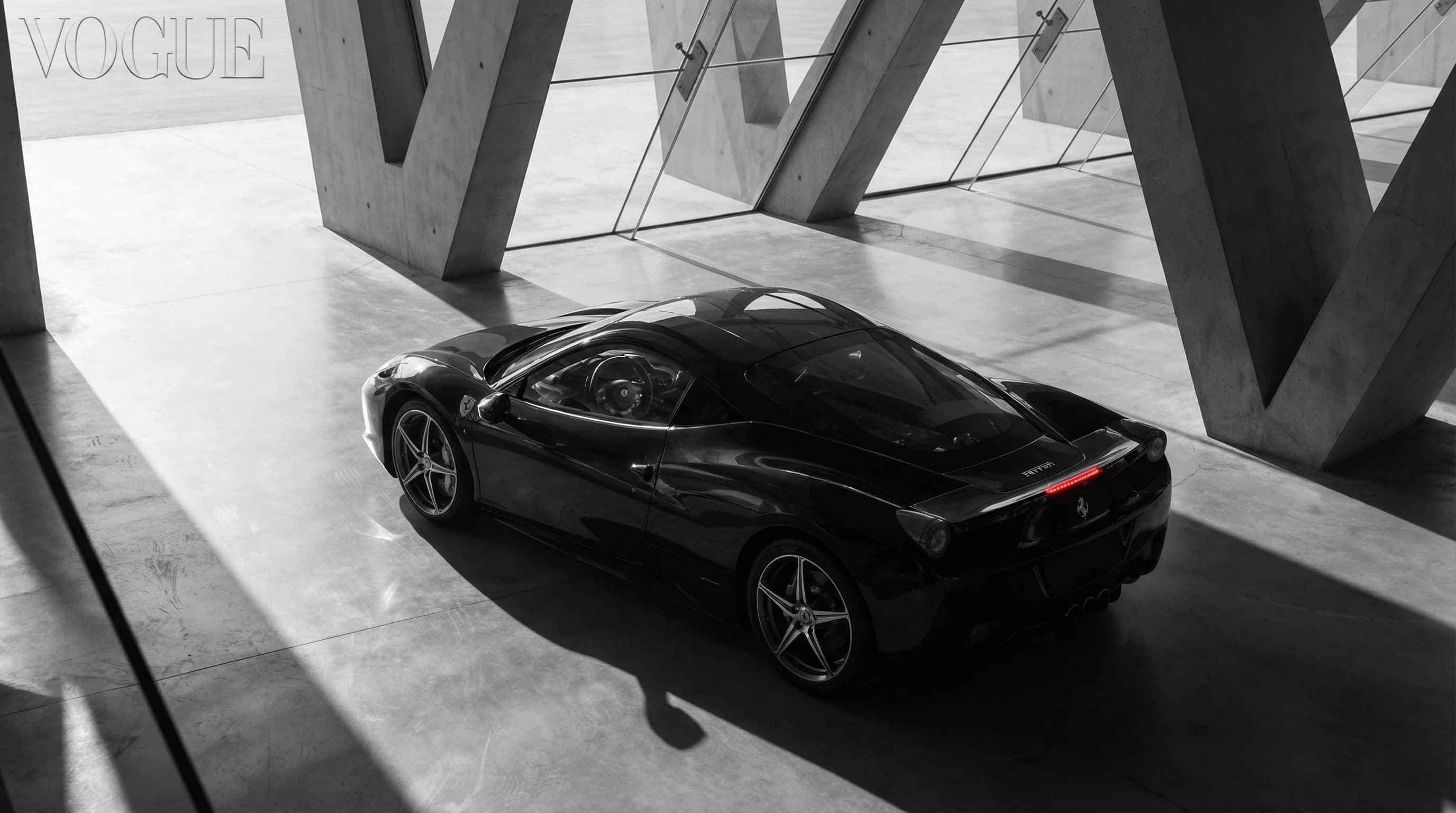 Ferrari in first gear